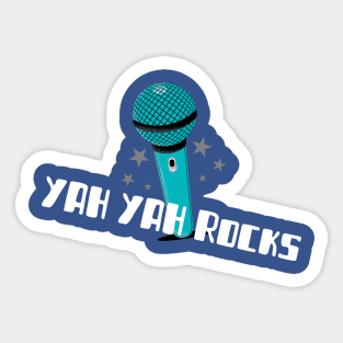 YAH YAH ROCKS Sticker